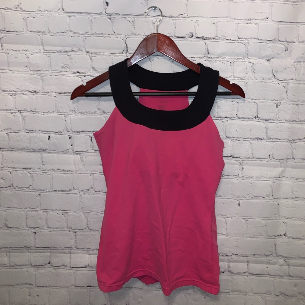 Zobha Pink & Black Sleeveless Tank top size 4 - Picture 2 of 10